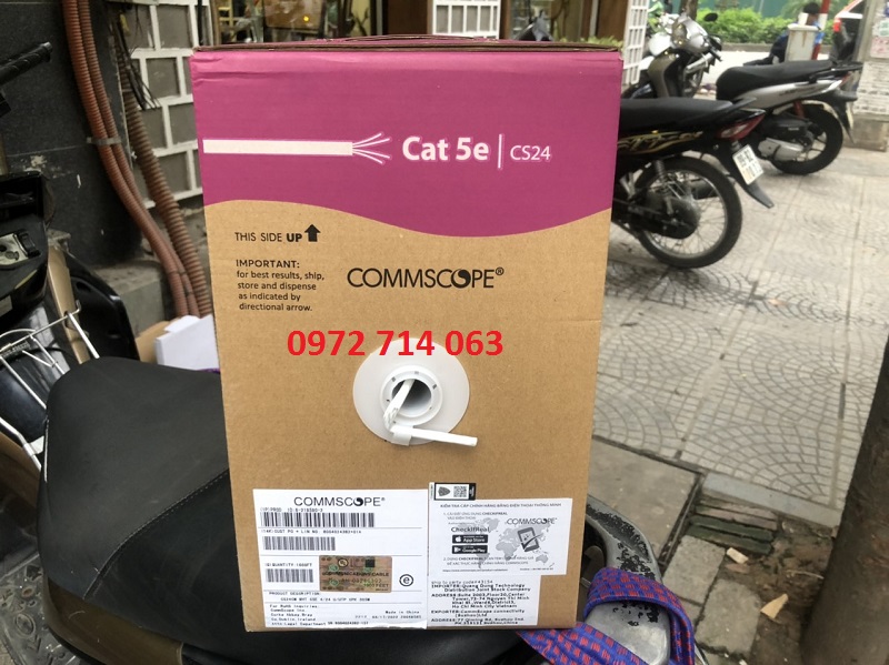 Cáp mạng Commscope Cat5e UTP (Cuộn 305m) 100% chính hãng